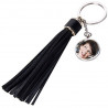 Porte clefs long plumeau personnalisé