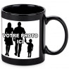 Mug noir à personnaliser