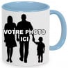 Mug bleu clair imprimable