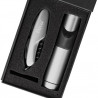 Coffret couteau et lampe argent gravé