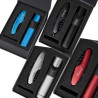 Coffret couteau lampe gravé