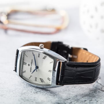 Montre femme personnalisée gravure verso cadran