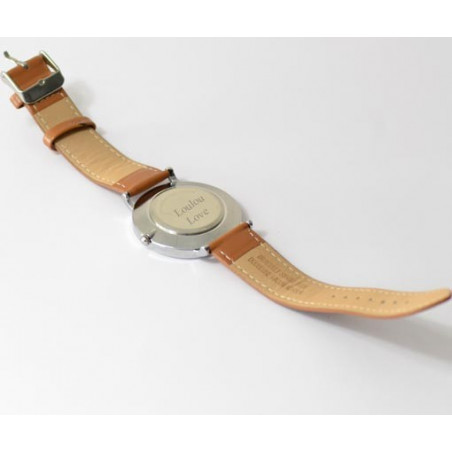 Montre gravée cheap