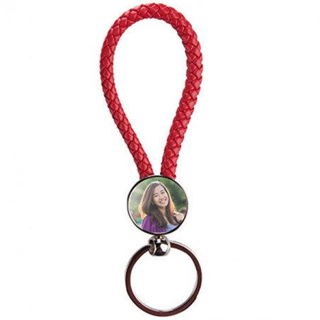porte clé corde rouge
