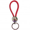 porte clé corde rouge