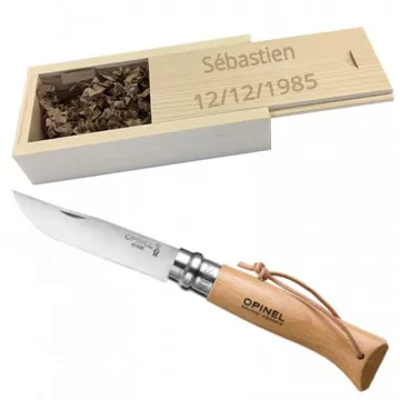 Opinel 7 gravé