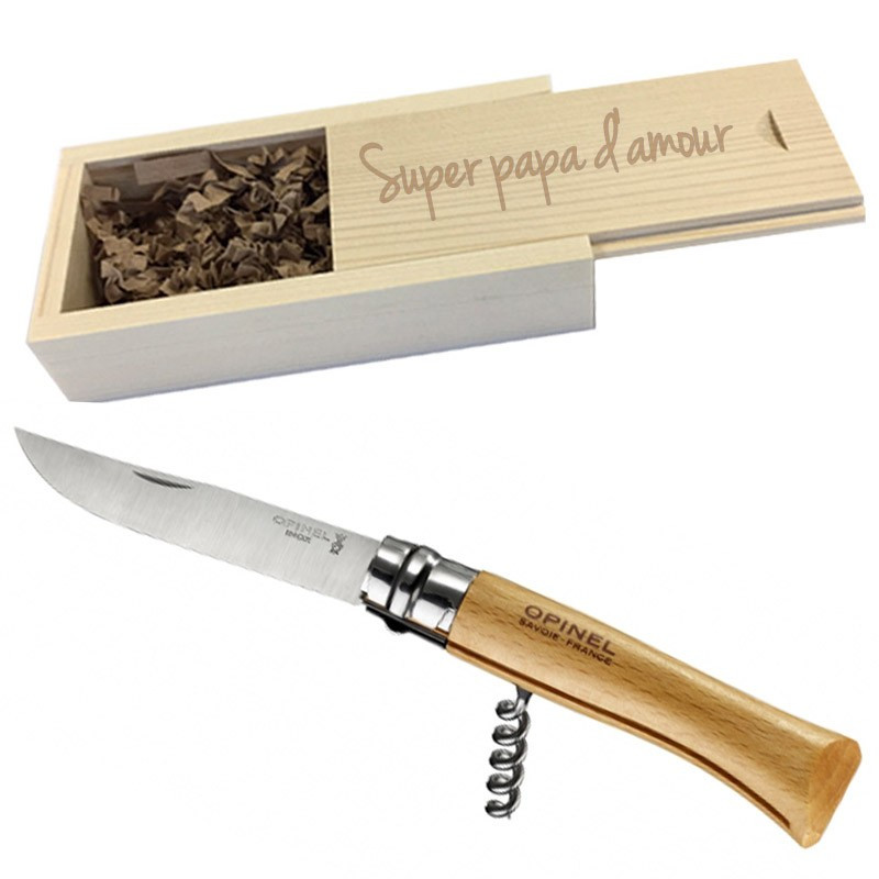 Couteau opinel tire bouchon n°10