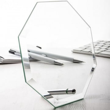 Cadre octogonal en verre personnalisable