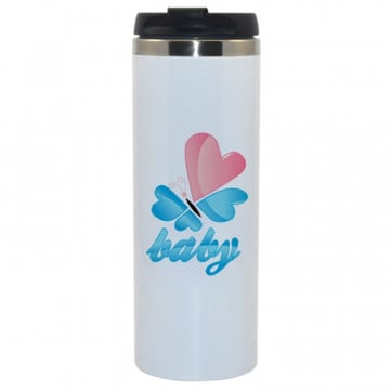 Grand mug inox thermos photo