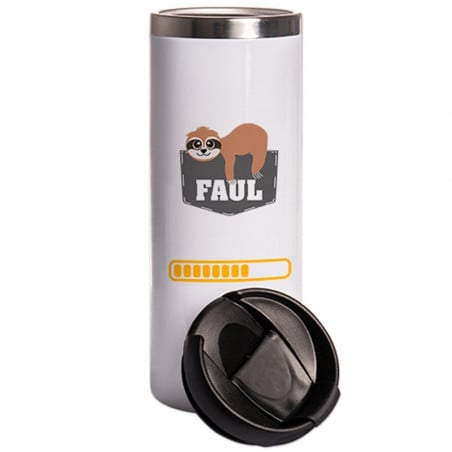Grand mug inox thermos personnalisé