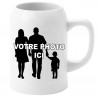 Chope bière photo personnalisée
