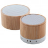 Enceinte bluetooth bambou