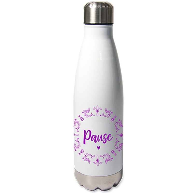 Bouteille thermos blanc