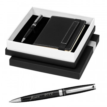 Coffret bloc note stylo luxe 