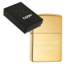 Briquet zippo brass et boite zippo