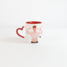 Mug coeur rouge avec photo