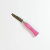 couteau opinel rose bout rond lame