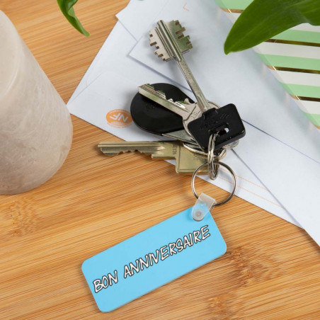 Porte clé personnalisable recto verso avec des photos ou du texte