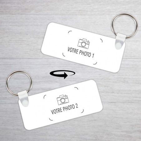 Porte clé personnalisable recto verso 