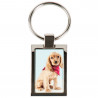 Porte clef rectangle métal personnalisable