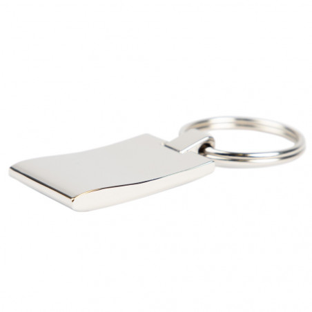 Porte clé en métal personnalisable avec une photo