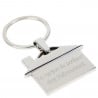 Porte clef en forme de maison gravé personnalisable