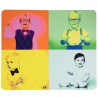 Tapis de souris photo rectangle pop art