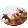 Tapis de souris rond avec photo personnalisable 