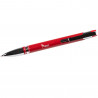 stylo bille rouge aluminium texte gravé