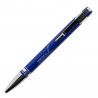 Gravure texte sur stylo bille alu bleu