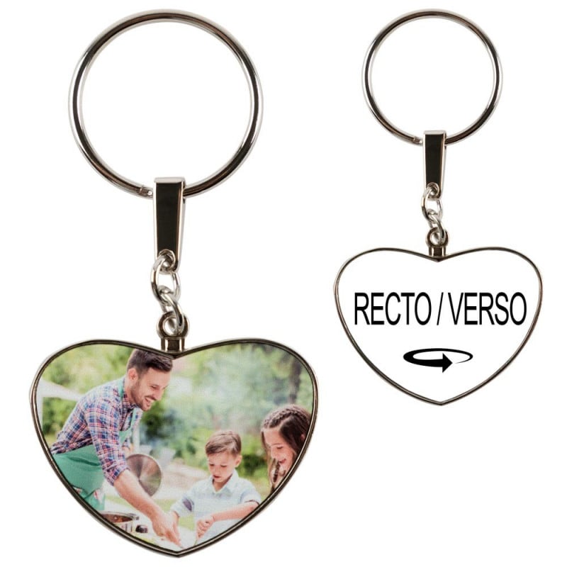 porte clef en forme de coeur 