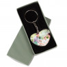 porte clef en forme de coeur personnalisable