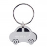 porte clef voiture argenté personnalisable