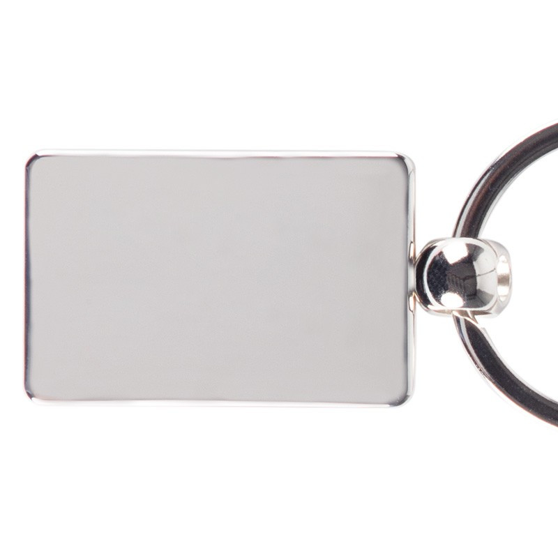Porte-clé transparent Rectangle pour photo x 6 - Porte-clés photo
