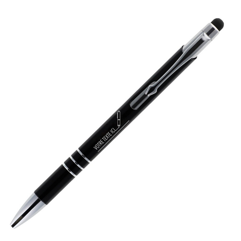 Stylo bille stylet avec votre texte gravé