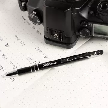 Stylo bille stylet avec votre texte gravé