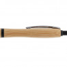 Personnalisation stylo bille en bois bambou gravé