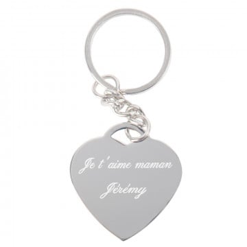 Porte-clef femme personnalisable