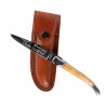 Couteau Laguiole manche olivier gravure