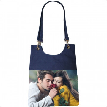 Sac femme bleu photo