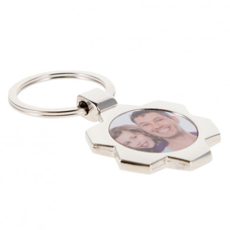 Porte clef en forme de fleur à personnalisé