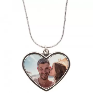 Collier avec pendentif coeur photo