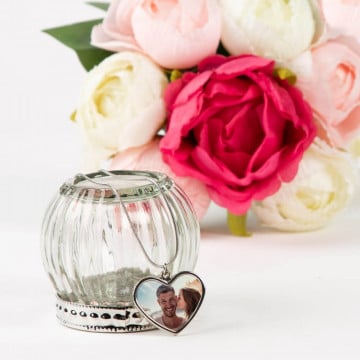 Collier avec pendentif coeur photo