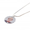 Personnalisation pendentif rond avec photo 