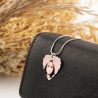 Collier et pendentif coeur personnalisation photo