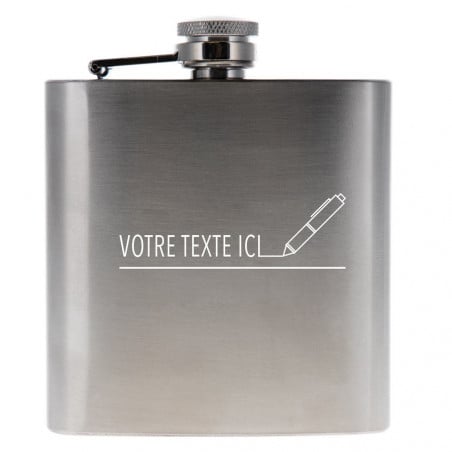 Flasque à alcool personnalisé