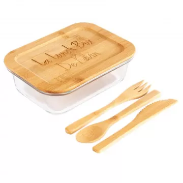 Lunch box bambou personnalisé.