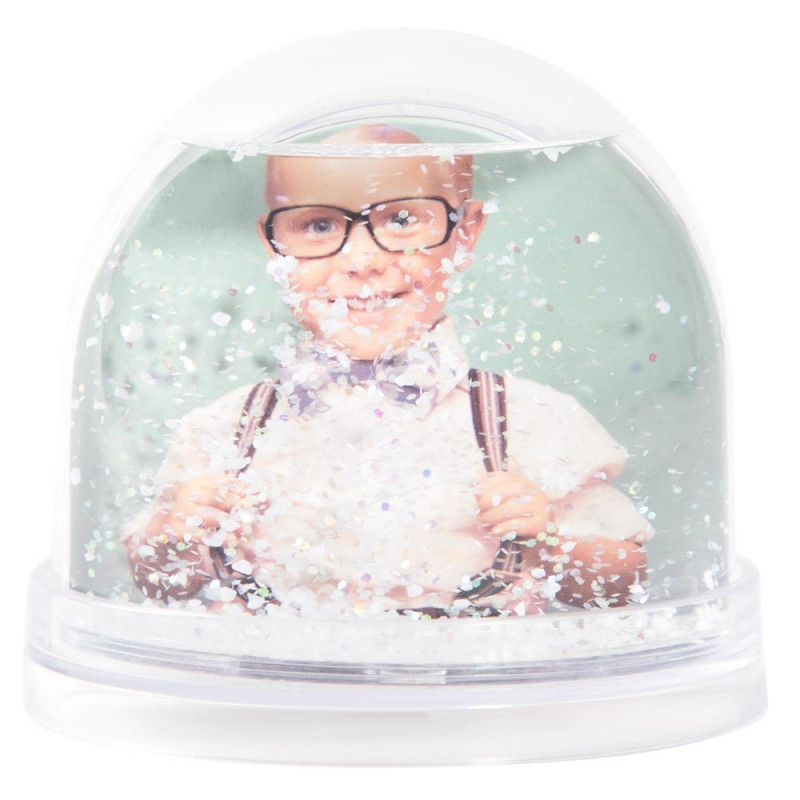 Boule à neige personnalisée avec vos photos souvenirs