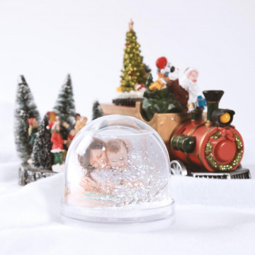 Boule à neige personnalisée avec vos photos souvenirs