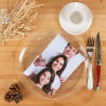 Serviette de table textile avec photo imprimée